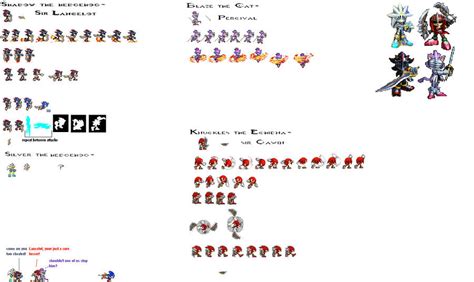 Sonic Black Knight Sprites By Hypershadic124 On Deviantart