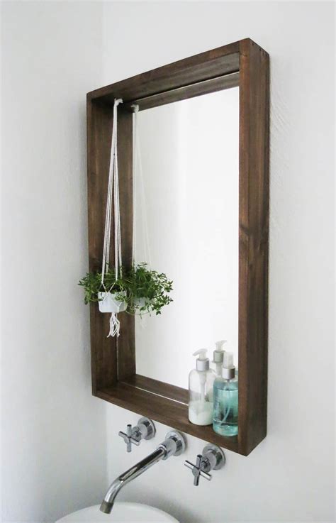 I talked about these diy bathroom mirror frame options on fox 26 houston. DIY box frame mirror - Ohoh deco