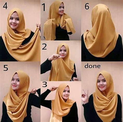 10 Tutorial Hijab Pashmina Simple Terbaru 2017 Ditangsel Hijab Kekinian