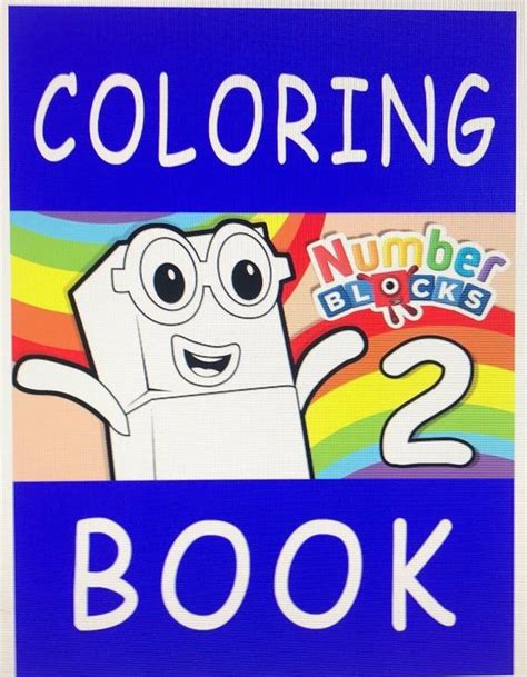 Numberblocks 1 10 Coloring Book Instant Digital Download Number Blocks