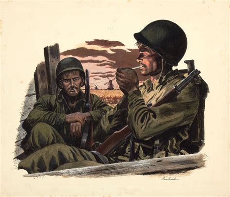 Two Soldiers Illustration History