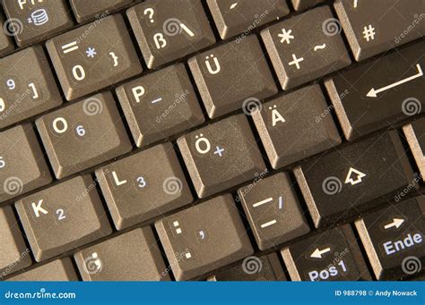 German Computer Keyboard Stock Photo Image Of Computing 988798