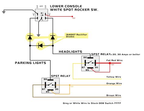 The circuit diagram is usually printed on the case to facilitate identifying these. Headlight wiring diagram 3 wire. How to Repair Headlight Wiring