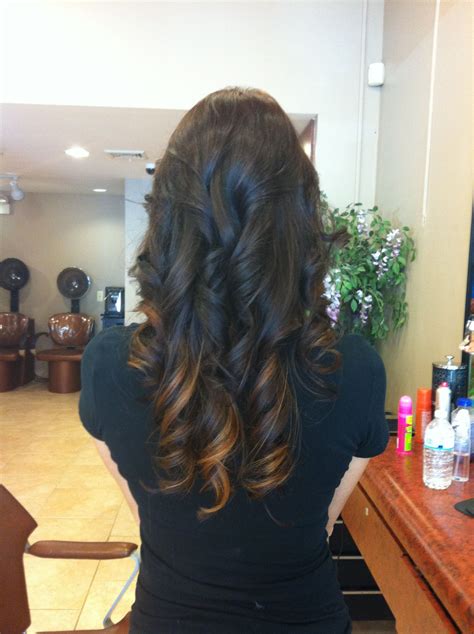 Brown Ombré Highlights Underneath ~ Curls By Troy Graysontroy At