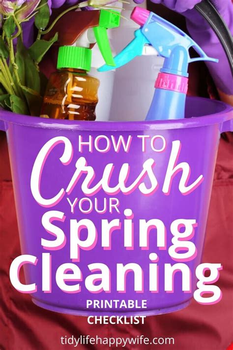 Spring Cleaning Checklist Deep Clean In 15 Minutes A Day Spring
