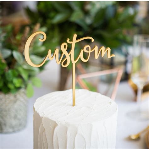 Custom Cake Topper Z Create Design