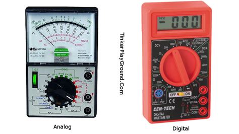 What Is The Difference Between An Analogue Multimeter And A Digital