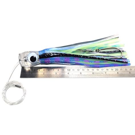 Set Of 6 6 Jagged Jet Head Big Game Lures Offshore Pusher Marlin