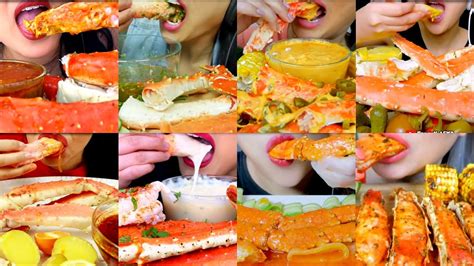 Asmr Seafood Boil King Crab Lobster Shrimp T Ng H P Clip N Cua