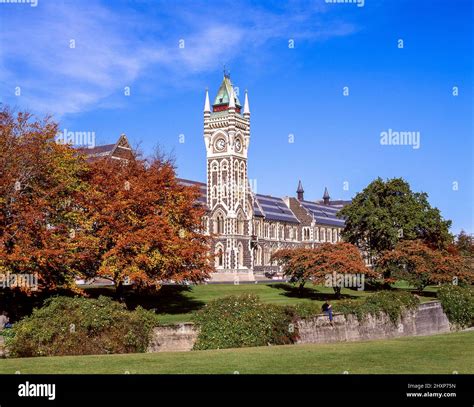View Of Campus Showing University Clocktower University Of Otago