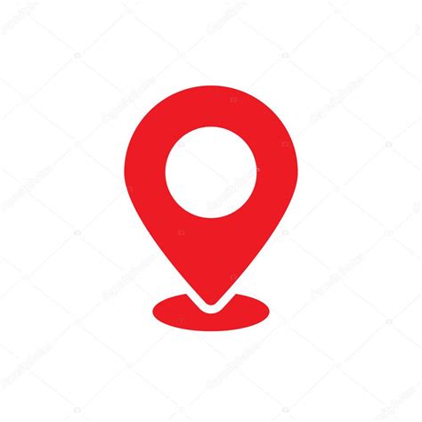 Red Maps Pin Location Map Icon Location Pin Pin Icon — Stock Vector