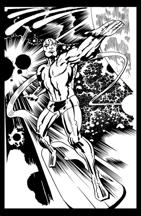Jack Kirby Silver Surfer By Mistah Jay On Deviantart Comic Book