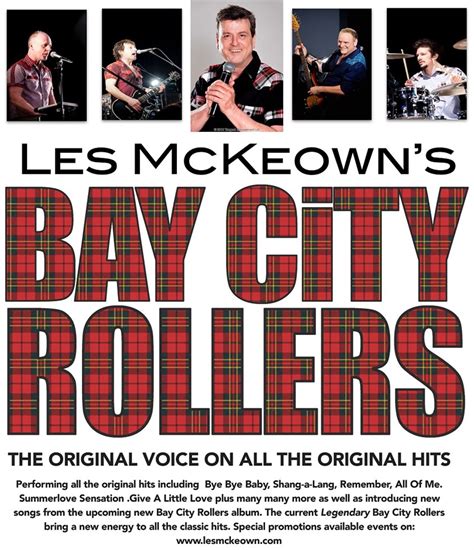 The family of bay city rollers singer les mckeown have announced that he passed away at his home aged 65. Les McKeown's Bay City Rollers NOW & THEN tour 2016 ...