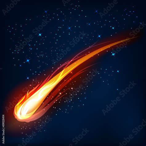 Comet Vector Illustration Stock Image And Royalty Free Vector Files