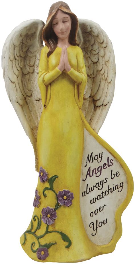 Buy Alpine Angel Lawn Statue Yellow Pack Of 4
