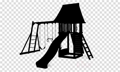 Playground Clipart Black And White Silhouette And Other Clipart Images