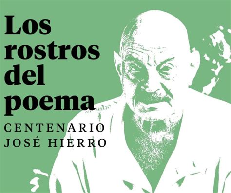 Concurso poético Los rostros del poema en el centenario de José Hierro