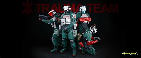 Hd Wallpaper Cyberpunk 2077 Militech Kang Tao Trauma Team Arasaka
