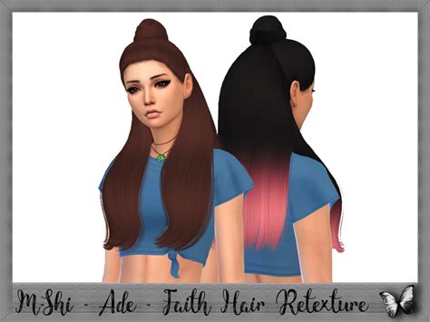 The Sims Resource Ade Darma`s Faith Hair Retextured By Mikerashi