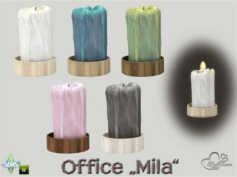 The Sims Resource Office Mila Candle