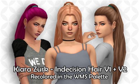 Beautiful Work Sims 4 Cute Hairstyle By Kiarazurk Curly Hairstyles Fo