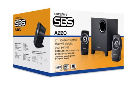 Buy Creative Sbs A220 21 Speakers With Subwoofer Stereo Jack