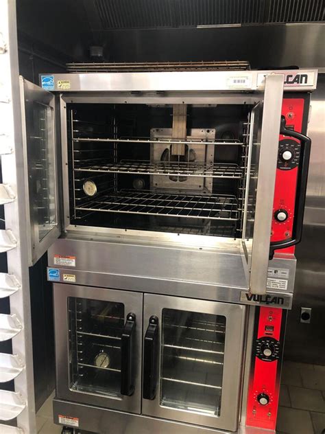 Used Vulcan Vc Gd Gas Double Stack Full Size Convection Oven Racks