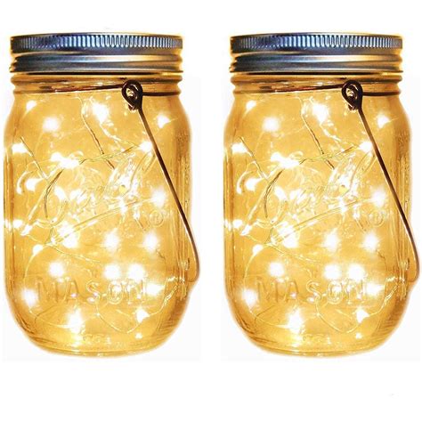Mason Jar With Fairy Lights