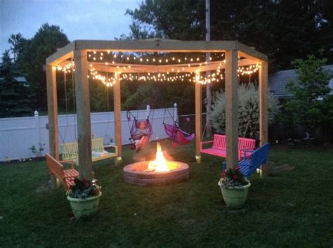 I like this particular fire pit and how its just the perfect size for. Diy Swing Set Frame - WoodWorking Projects & Plans