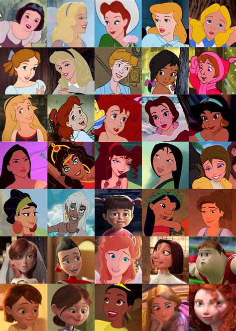 Female Disney Princesses