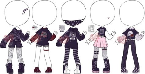 Closed Thank You Outfit Adopts Goth Outfits By LoveFromEsth On