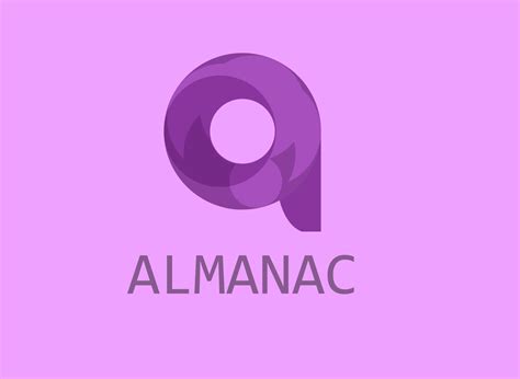 Almanac Logo Design By Asfand Yar On Dribbble