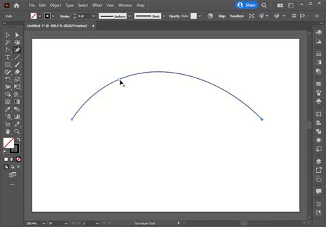 How To Curve A Line In Illustrator Design Bundles