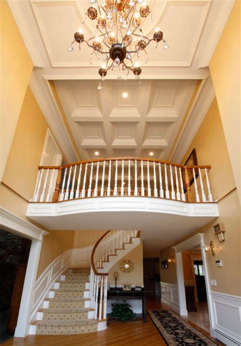 Acoustic or light diffuser panels. 5 Ways to Incorporate a Coffered Ceiling Into Your Home