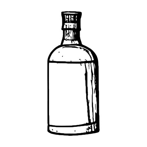 Premium Vector Hand Drawn Bottle Vector Illustration