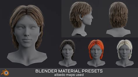 Artstation Real Time Hair Cards Short Shag Hairstyle Game Assets