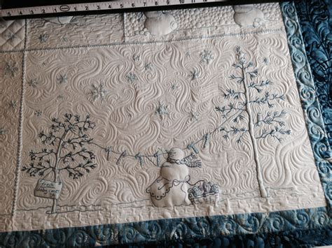 Another Photo Of My Customers Winter Wonderland Quilt By Crabapple