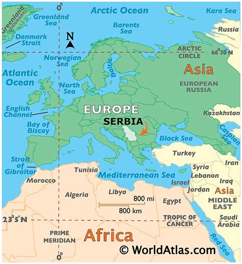 Serbia Maps And Facts World Atlas