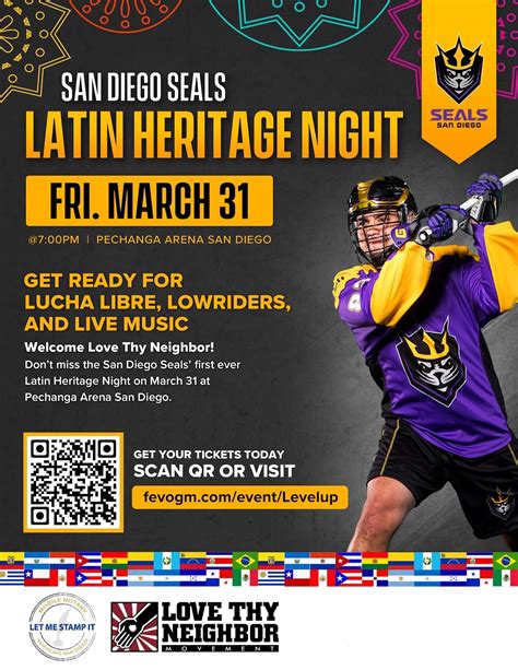 San Diego Seals Host First Ever Latin Heritage Night And Pre Game