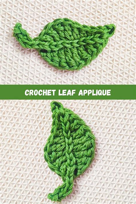 Crochet Leaf Free Pattern Crochet Applique Patterns Free Crochet