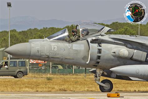 The Aviationist Italian Navy Av 8b Harrier Jump Jets