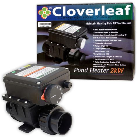 Cloverleaf 2kw Inline Pond Heater