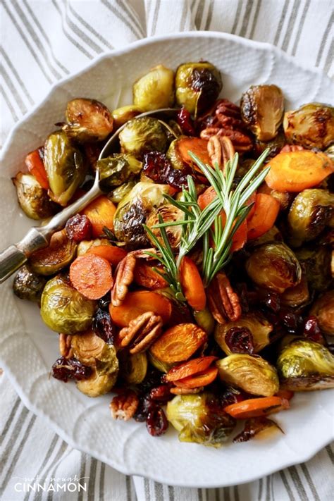 Easy Holiday Roasted Vegetables With Pecans And Cranberries Not