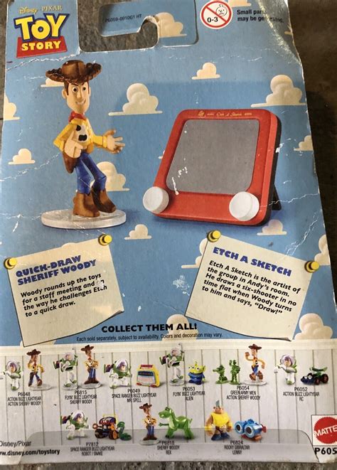 Disney Toy Story Etch A Sketch And Quick Draw Woody 2009 Buddy Pack
