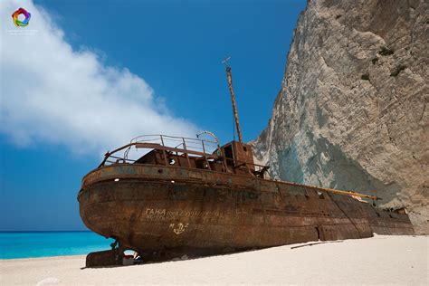 Shipwreck Zakynthos The Beach Of Navagio Or Shipwreck Cove Is The