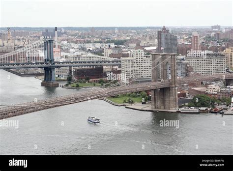 Brooklyn And Manhattan Bridges Stock Photo Alamy