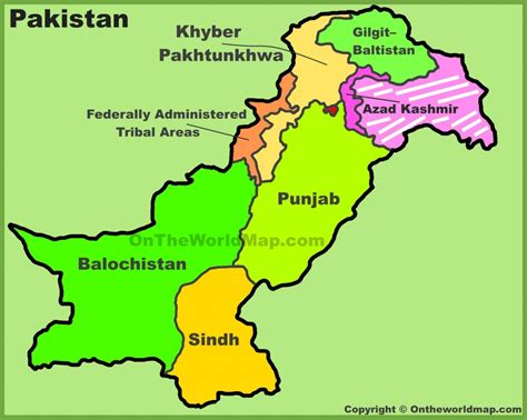 Large Detailed Map Of Pakistan With Cities And Towns Printable Map Of