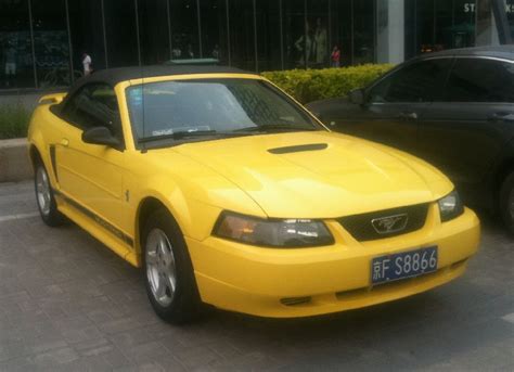 Spotted In China Ford Mustang Convertible Is Yellow In China