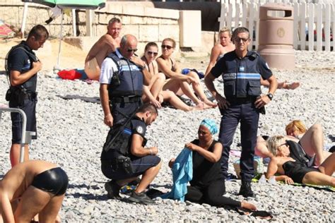 Muslim Woman Ordered Off French Beach Amid Burkini Ban Row Metro News