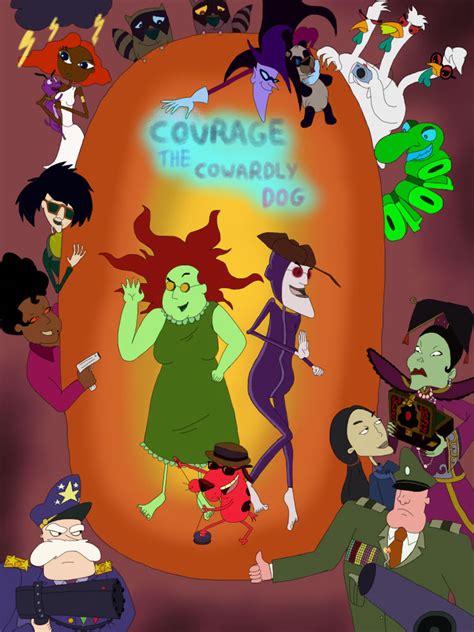 Courage The Cowardly Dog Poster 3 By Whitemageoftermina On Deviantart